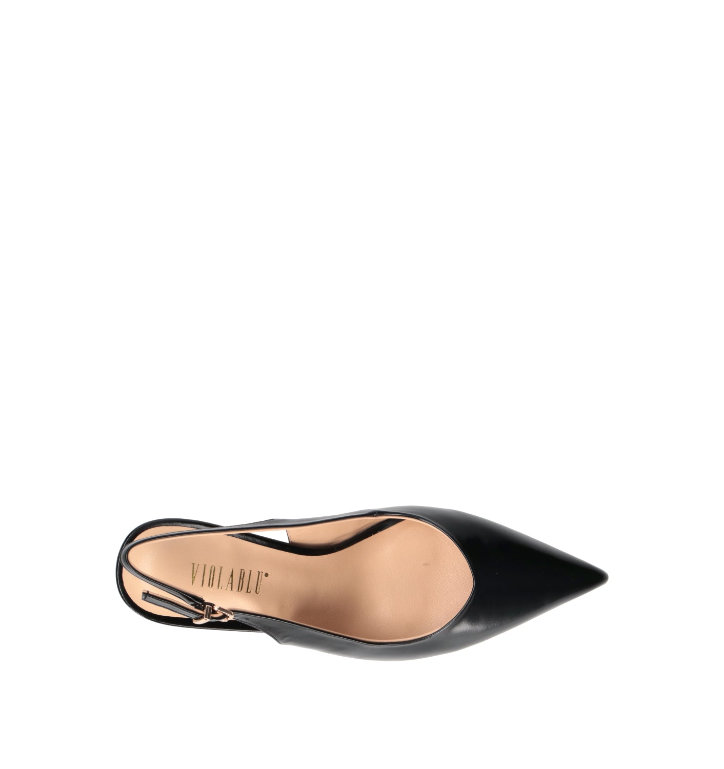 VIOLABLU' Slingback donna nera in pelle