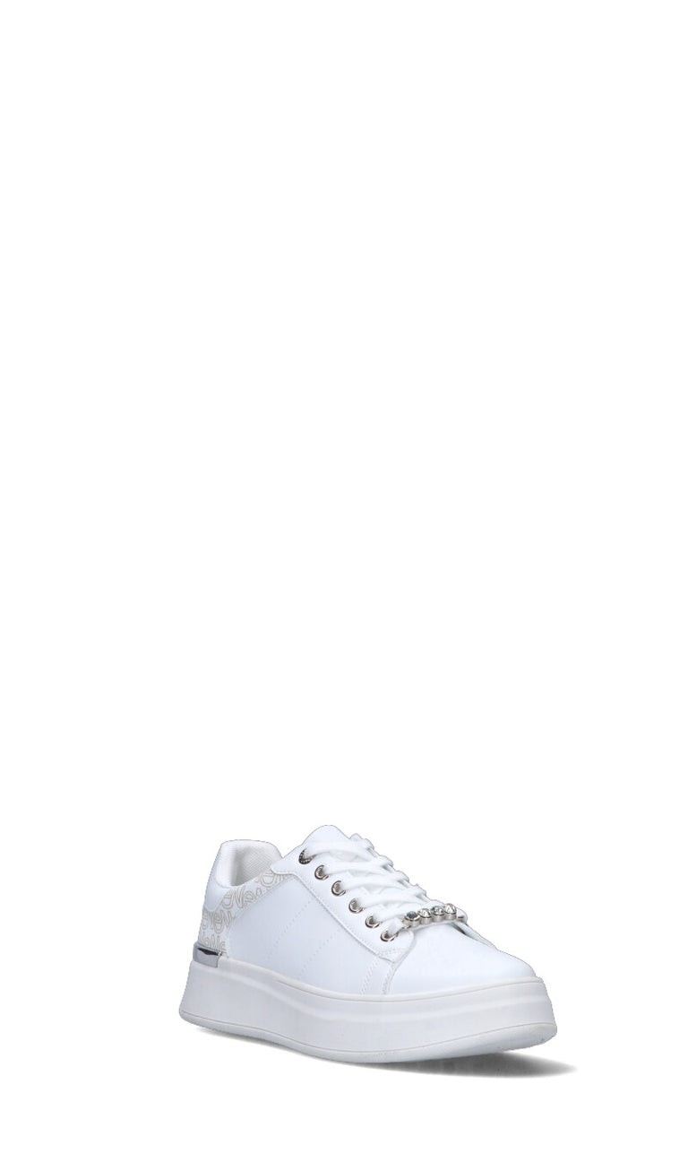VIOLABLU' Sneaker donna bianca in pelle