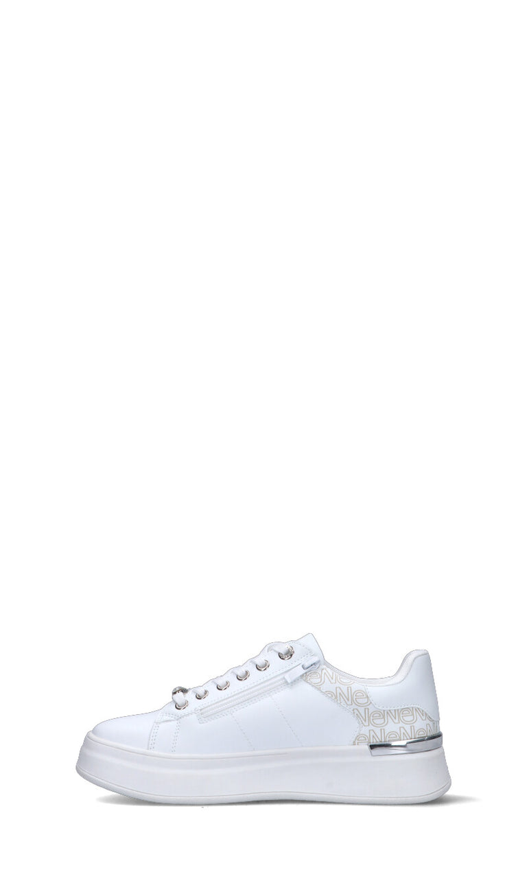 VIOLABLU' Sneaker donna bianca in pelle