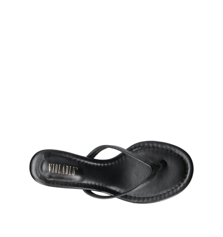 VIOLABLU' Sandalo donna nero