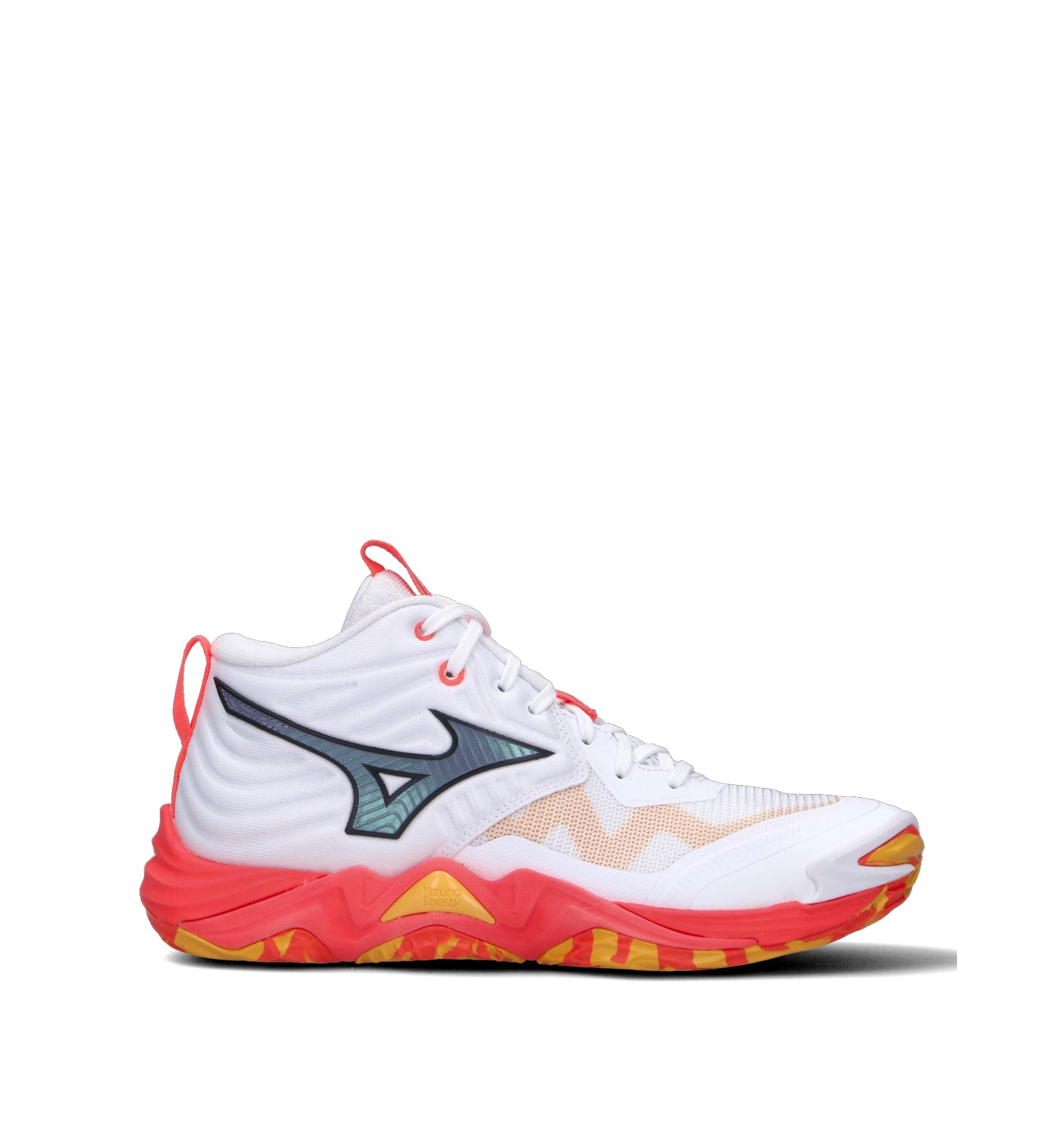 MIZUNO WAVE MOMENTUM ELITE MID Scarpa pallavolo uomo bianca