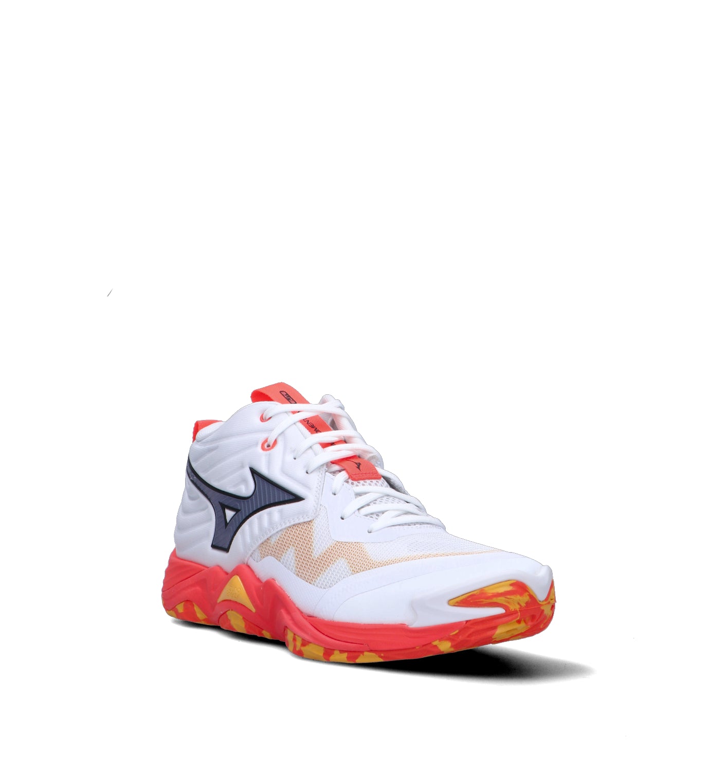 MIZUNO WAVE MOMENTUM ELITE MID Scarpa pallavolo uomo bianca
