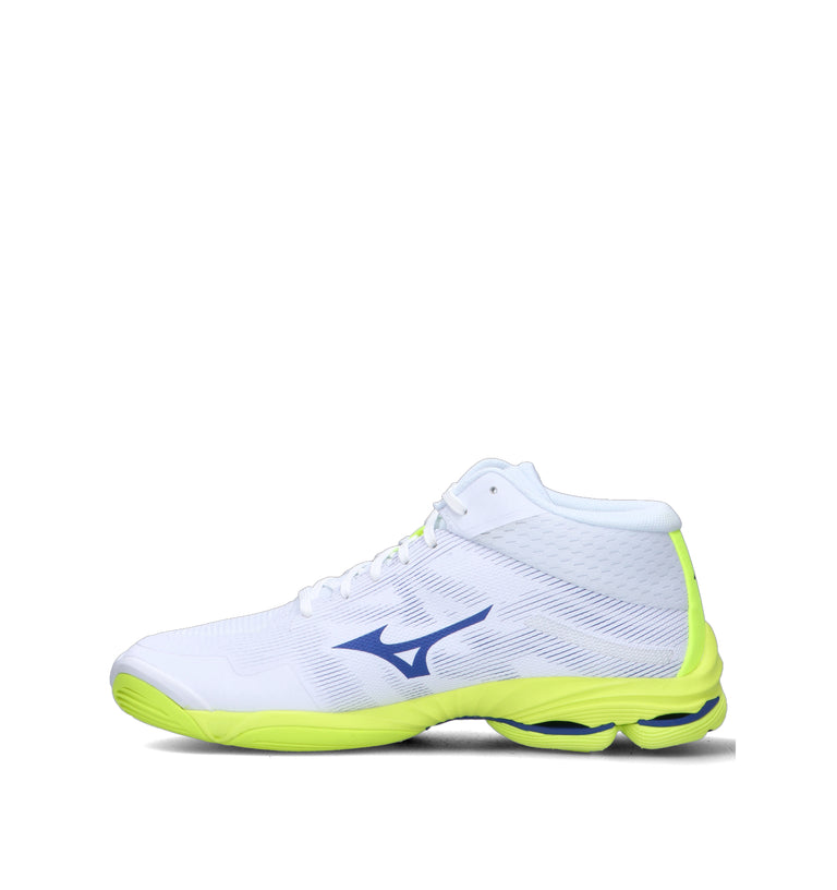 MIZUNO WAVE LIGHTENING PRO MID Scarpa pallavolo uomo bianca