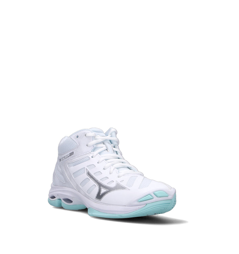 MIZUNO WAVE VOLTAGE 2 MID Scarpa pallavolo donna bianca