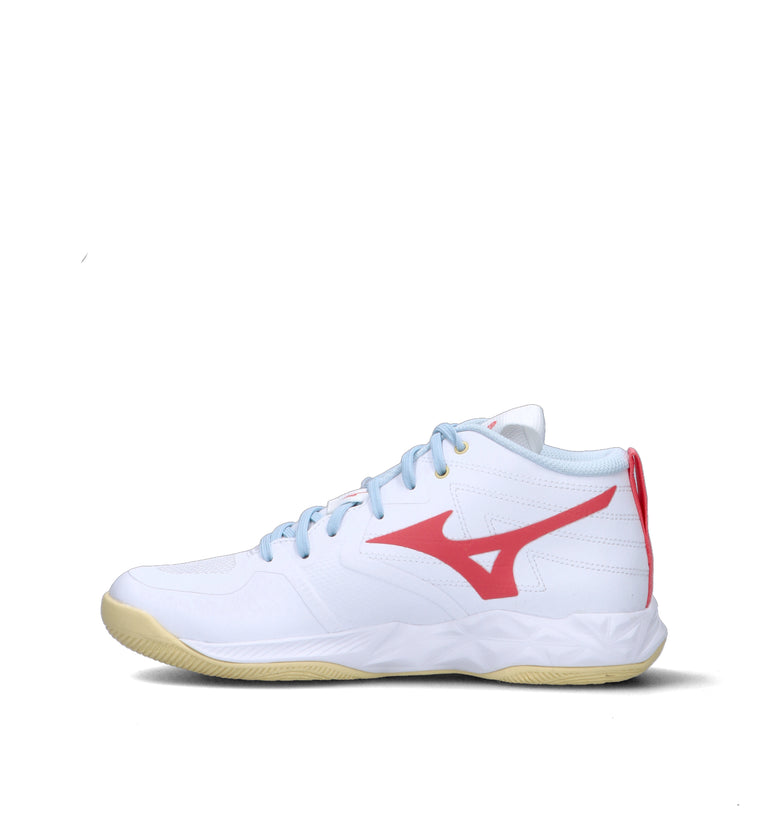 MIZUNO WAVE MOMENTUM PRO MID Scarpa pallavolo donna bianca
