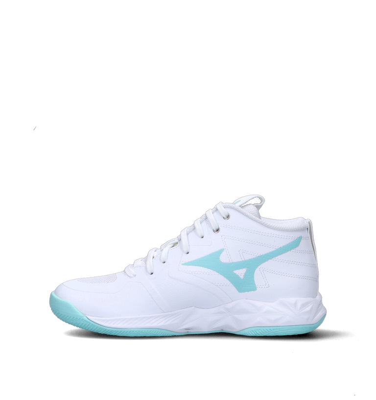MIZUNO WAVE MOMENTUM PRO MID Scarpa pallavolo donna bianca
