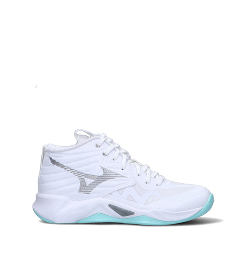 MIZUNO WAVE MOMENTUM PRO MID Scarpa pallavolo donna bianca