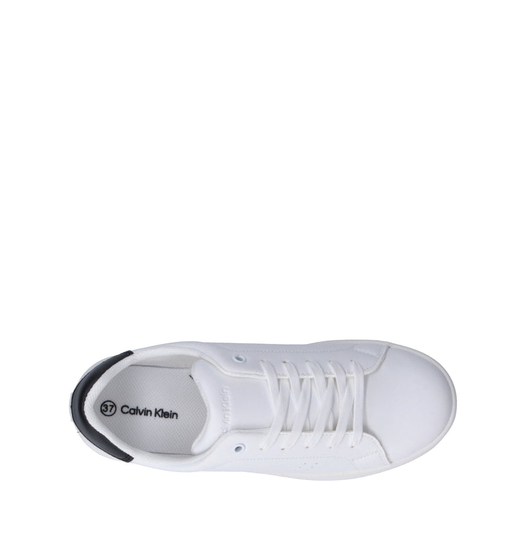 CALVIN KLEIN Sneaker ragazza bianca/nera