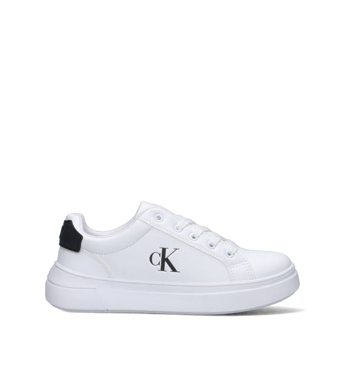 CALVIN KLEIN Sneaker ragazza bianca/nera