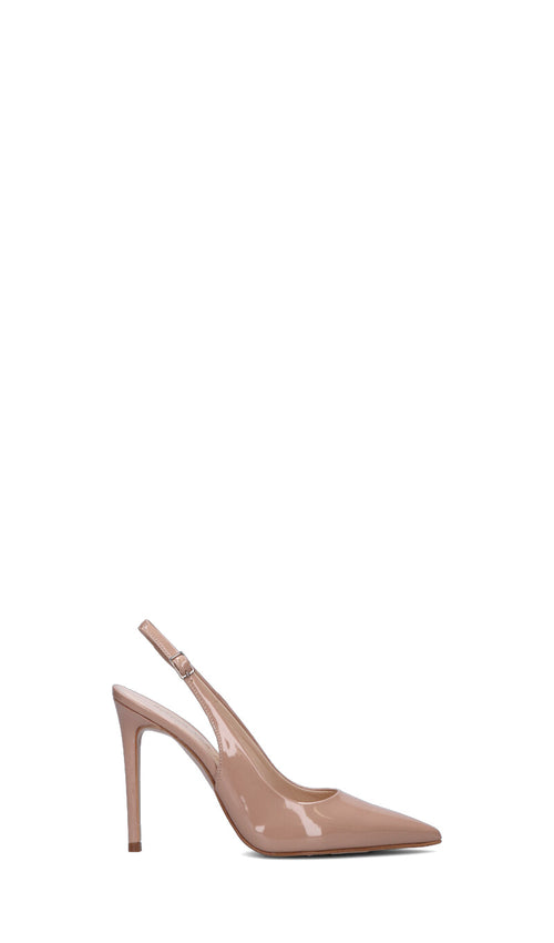 REBECCA VAN DICK Slingback donna beige in pelle