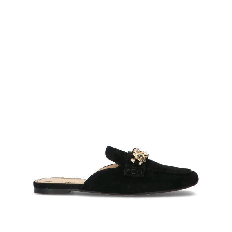 GAUDI' Sabot donna nero in suede