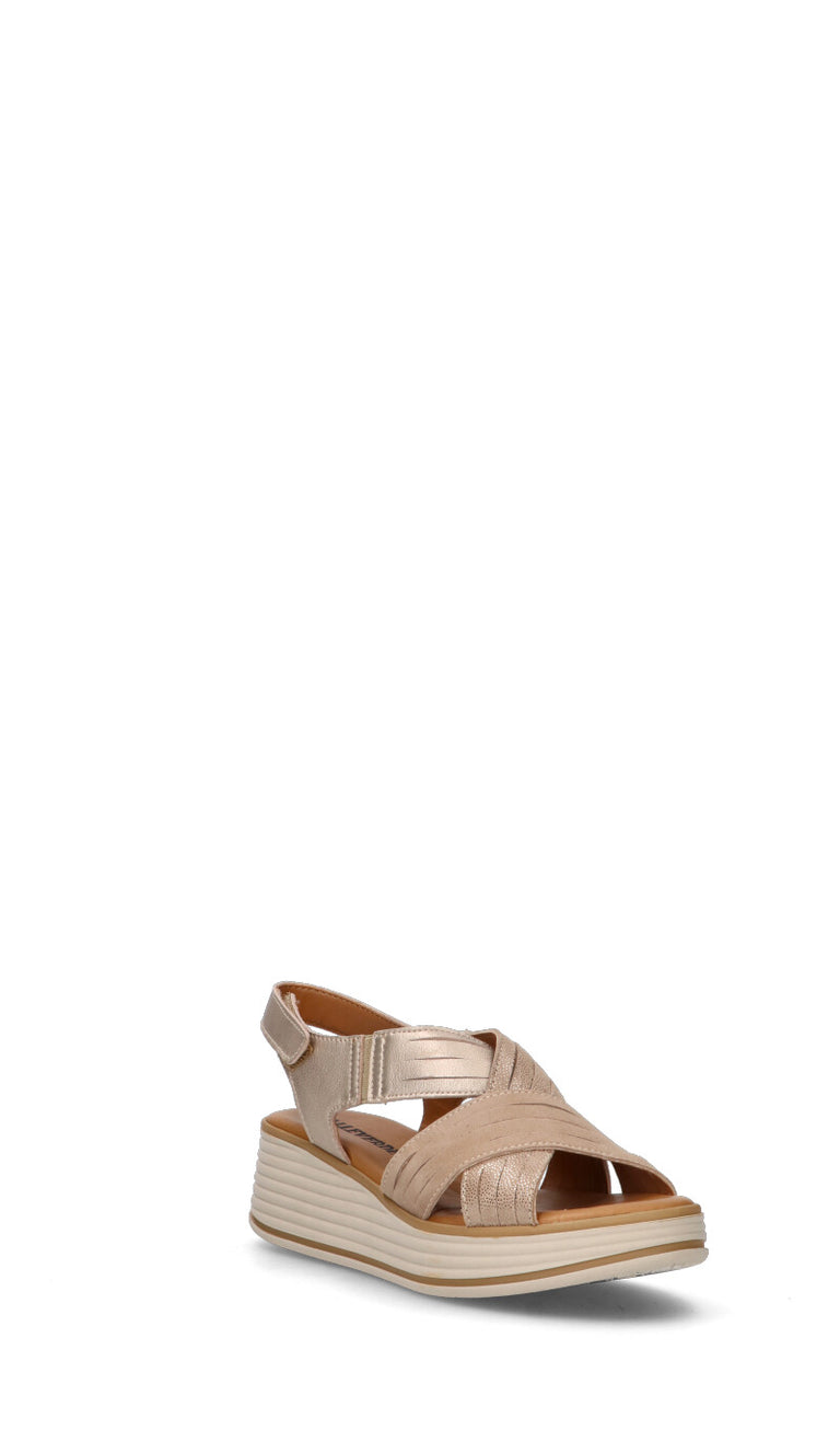 VALLEVERDE Scarpa comfort donna grigia in pelle