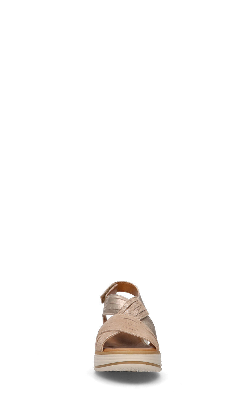 VALLEVERDE Scarpa comfort donna grigia in pelle