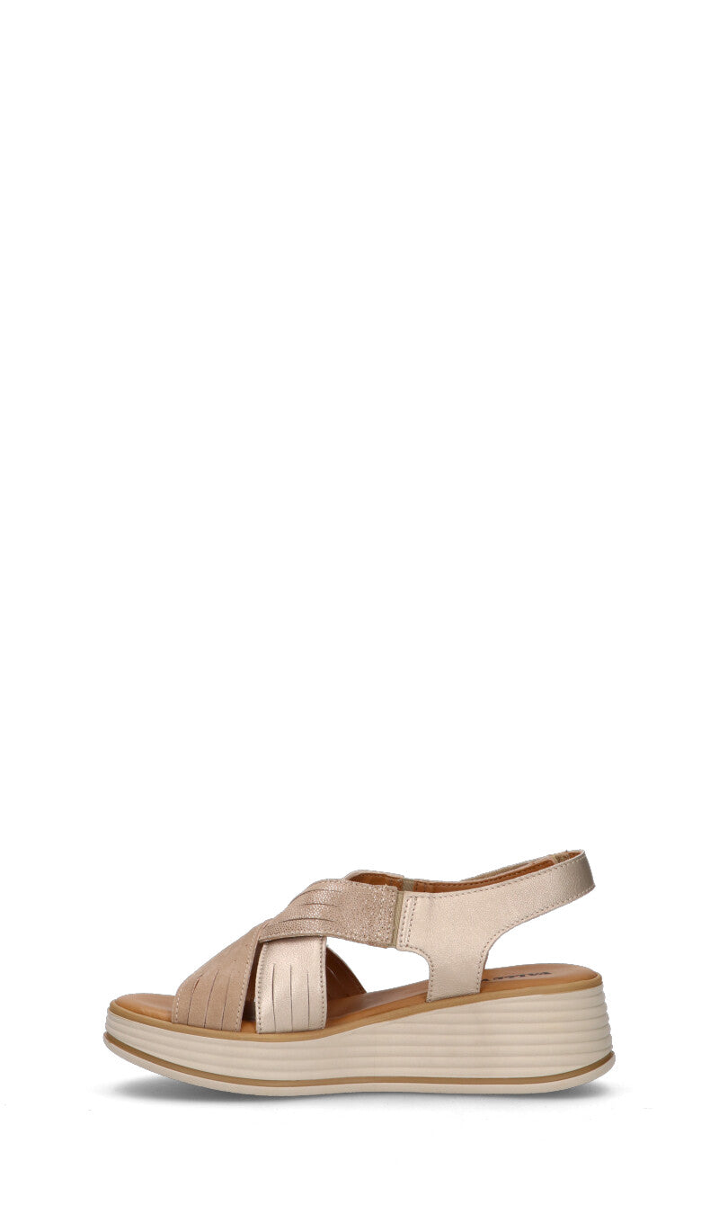 VALLEVERDE Scarpa comfort donna grigia in pelle