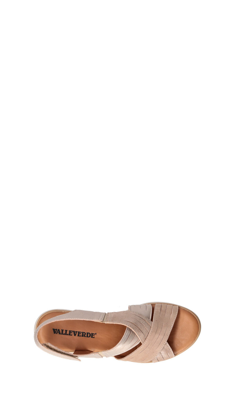 VALLEVERDE Scarpa comfort donna grigia in pelle
