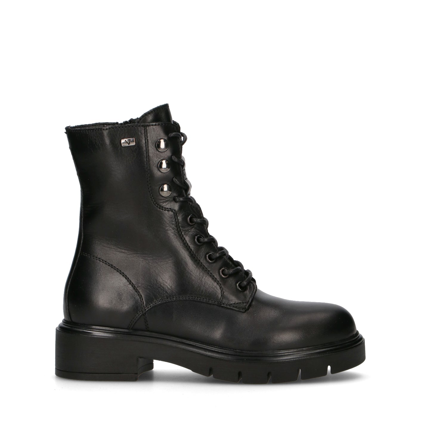 VALLEVERDE Anfibio donna nero in pelle