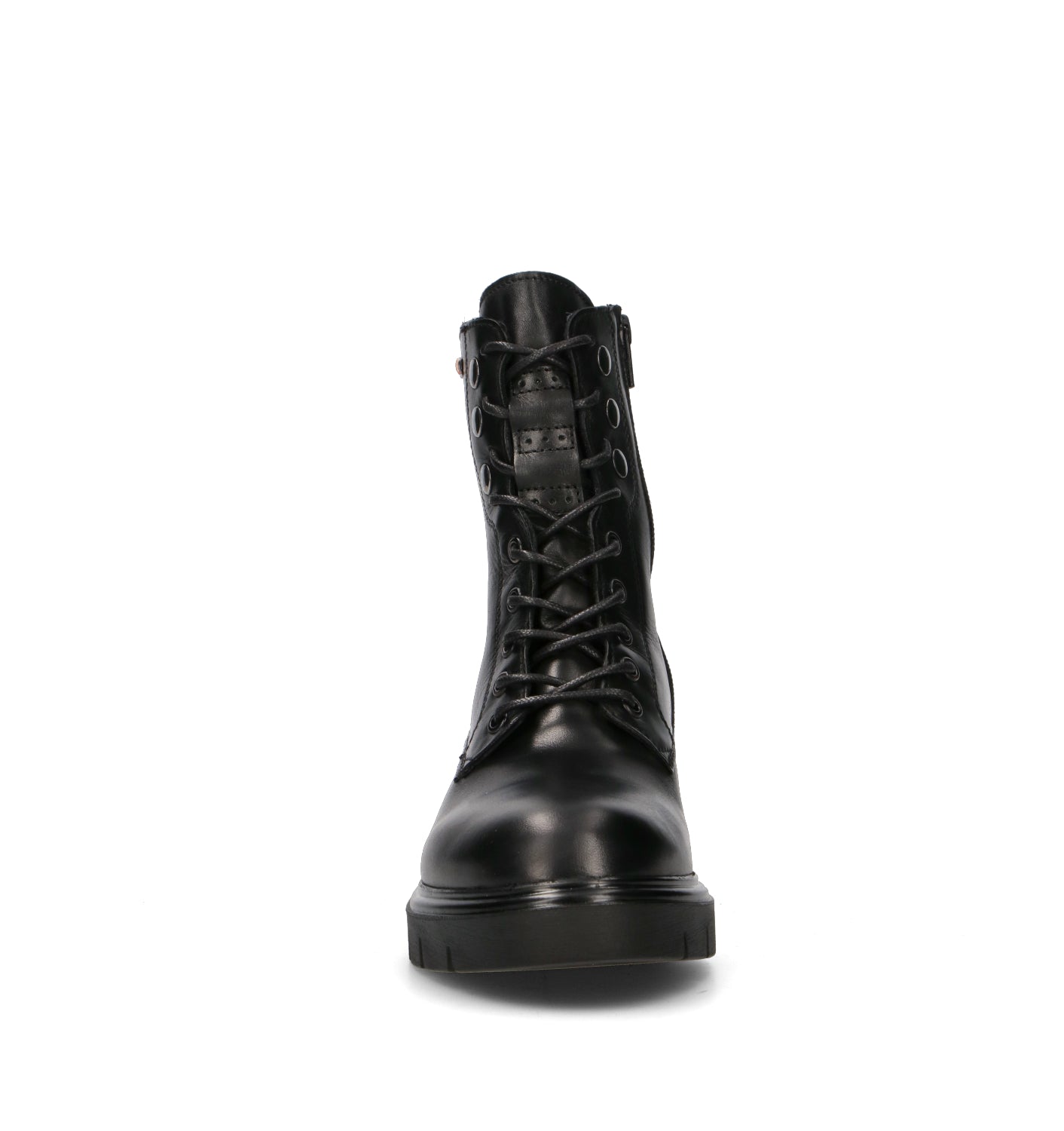 VALLEVERDE Anfibio donna nero in pelle