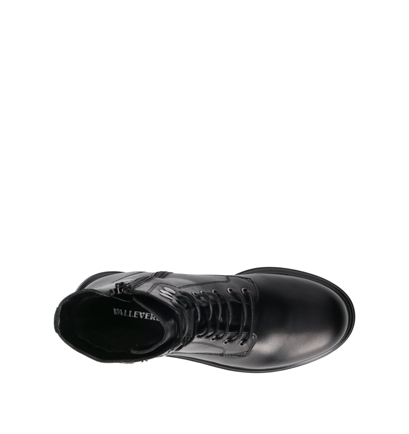 VALLEVERDE Anfibio donna nero in pelle