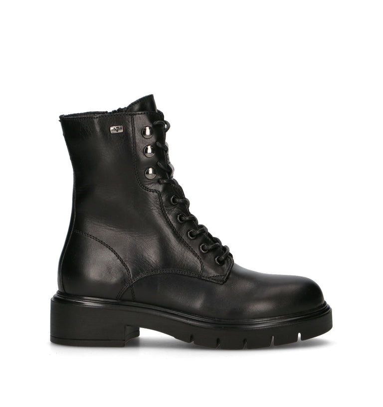 VALLEVERDE Anfibio donna nero in pelle