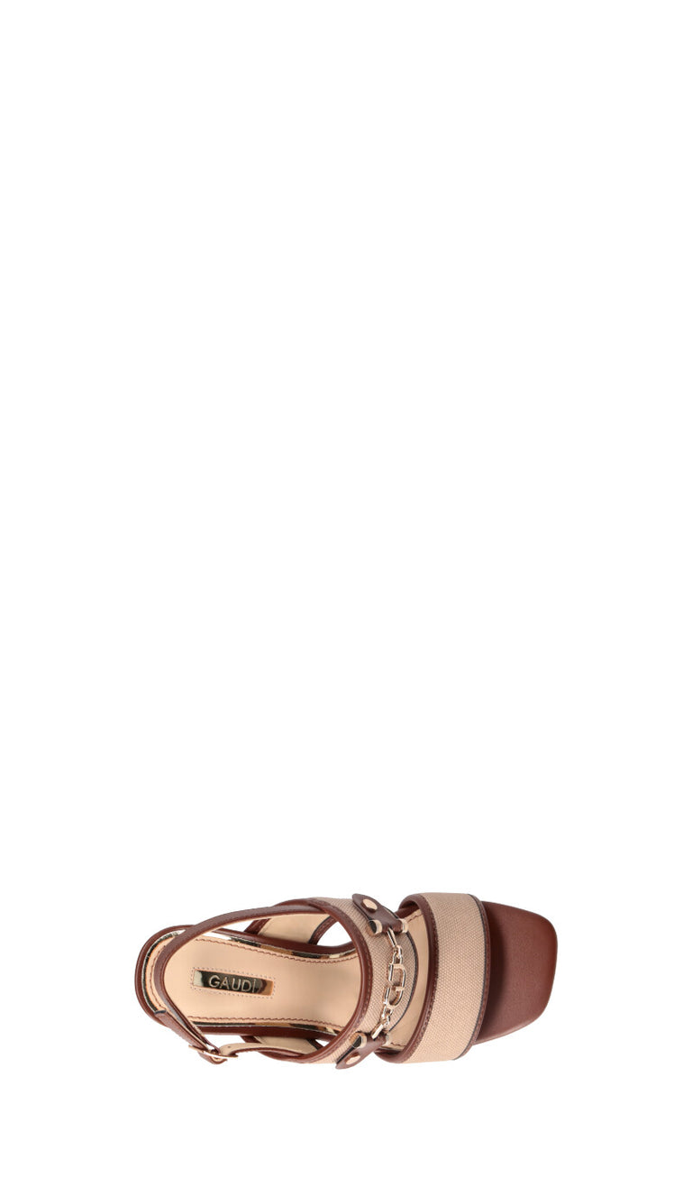 GAUDI' Sandalo donna beige/marrone