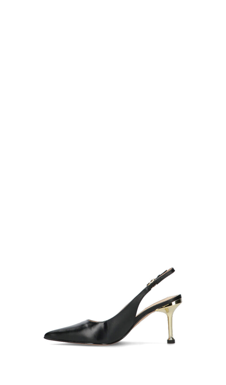 GAUDI' Slingback donna nera in pelle
