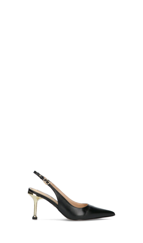 GAUDI' Slingback donna nera in pelle