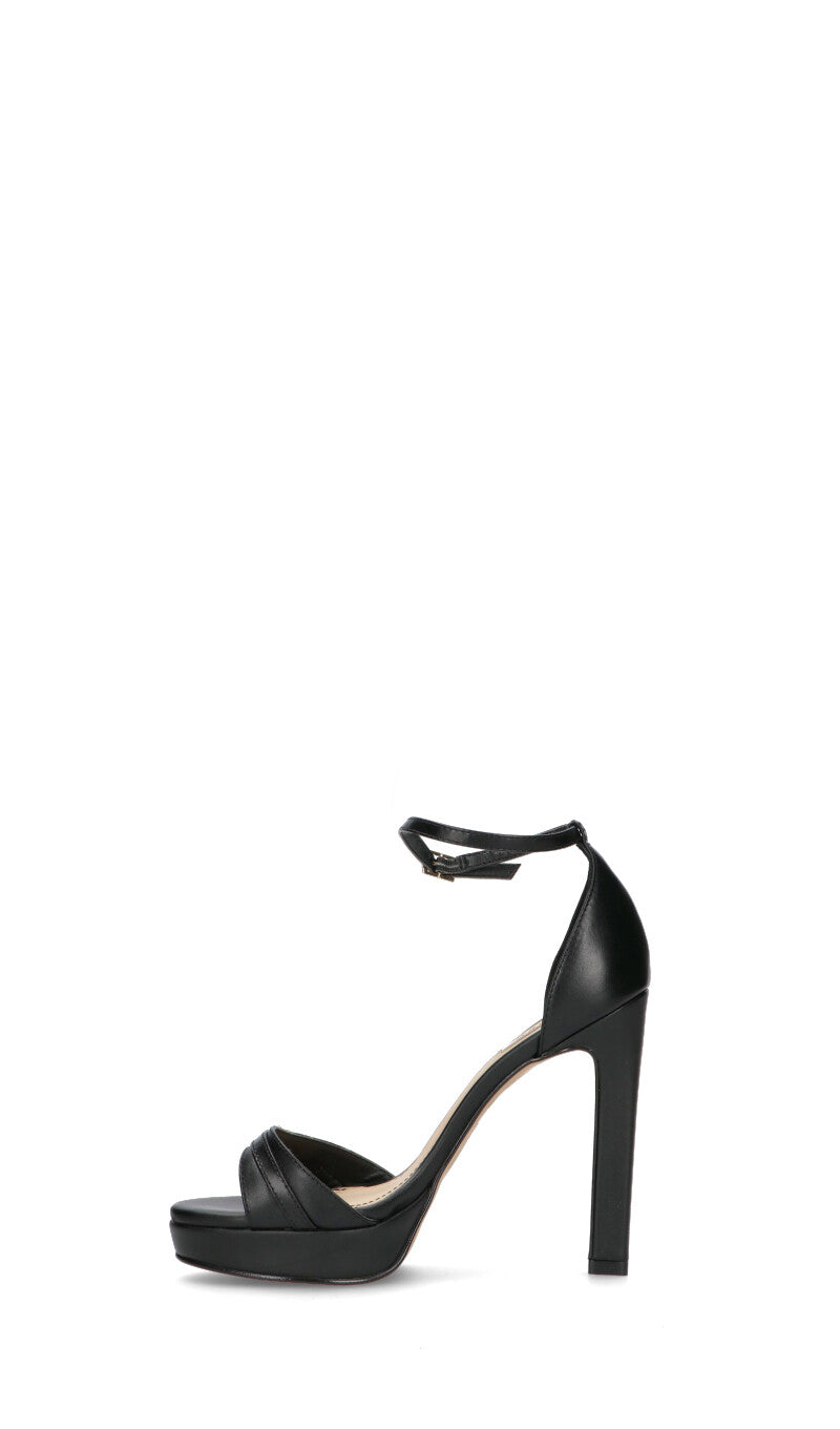 GAUDI' Sandalo donna nero in pelle