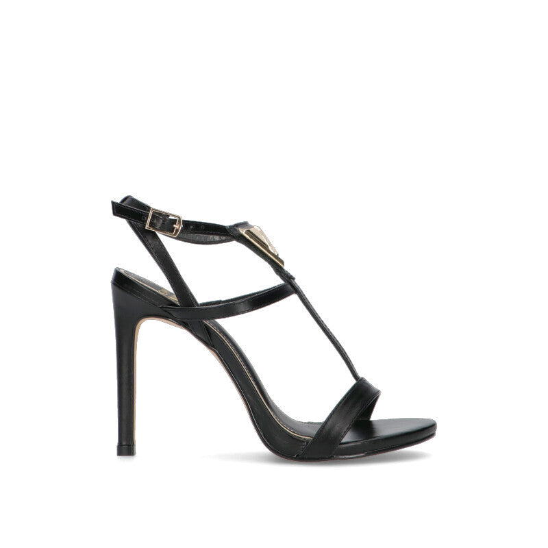 GAUDI' Sandalo donna nero in pelle