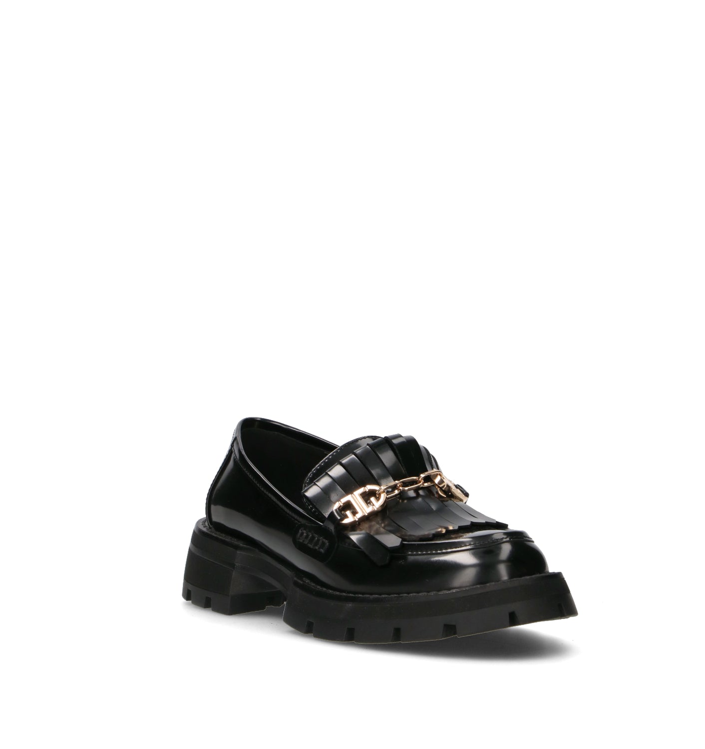 GAUDI' Mocassino donna nero in pelle