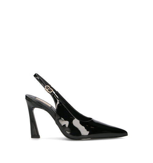 GAUDI' Slingback donna nera in vernice