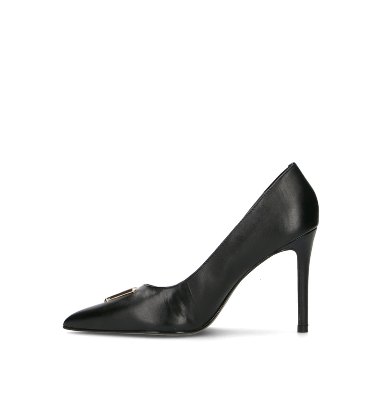 GAUDI' Décolleté donna nera in pelle – Quellogiusto