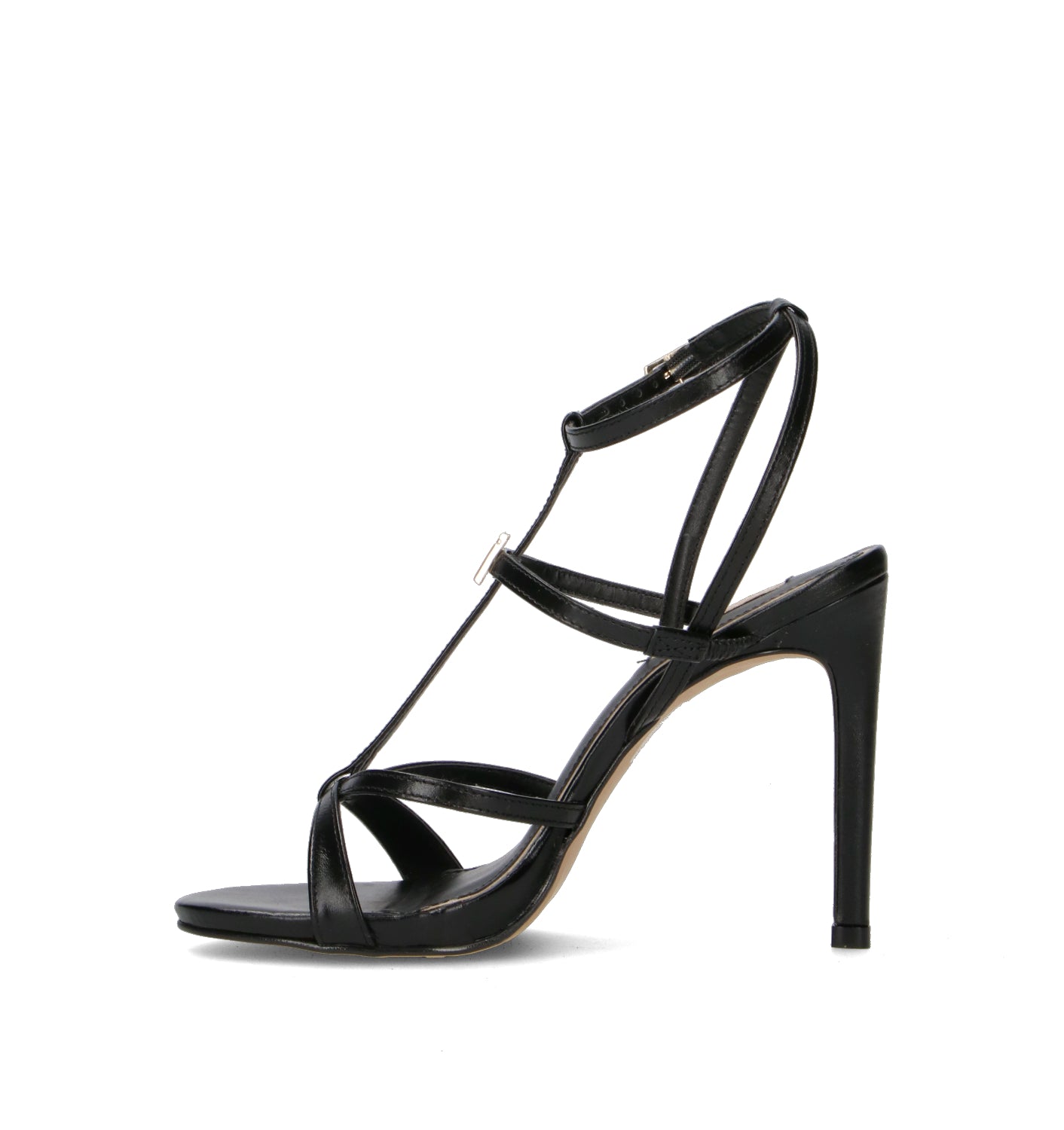 GAUDI' Sandalo donna nero in pelle