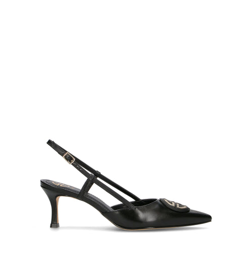 GAUDI' Slingback donna nera in pelle