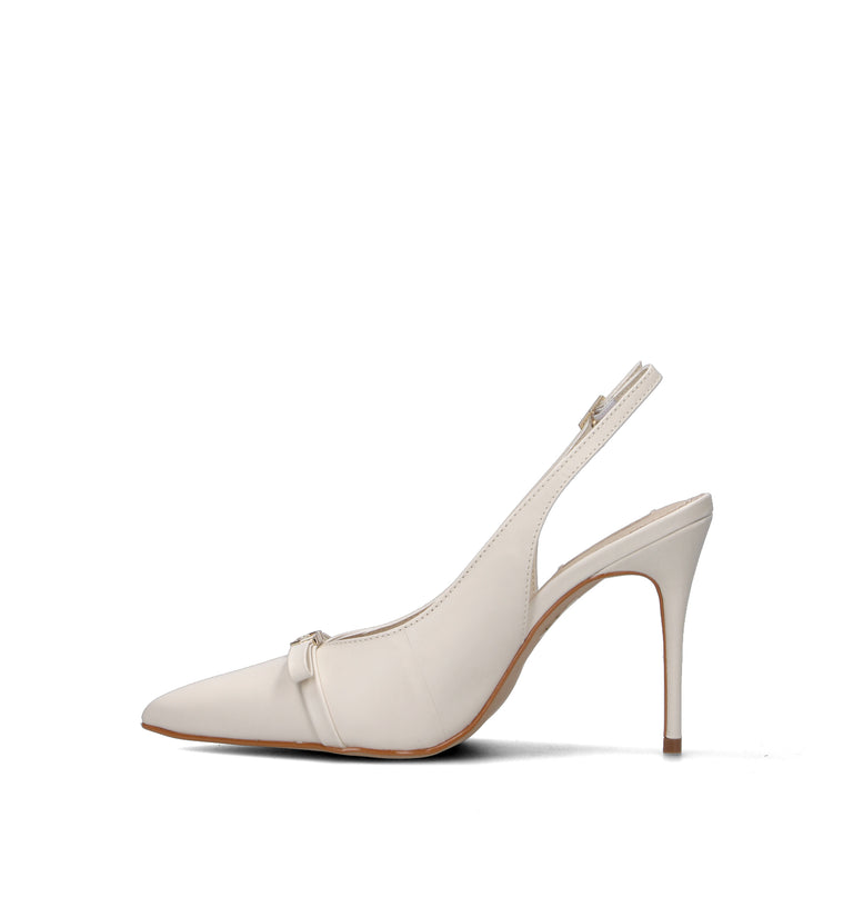 GAUDI' Slingback donna bianca in pelle