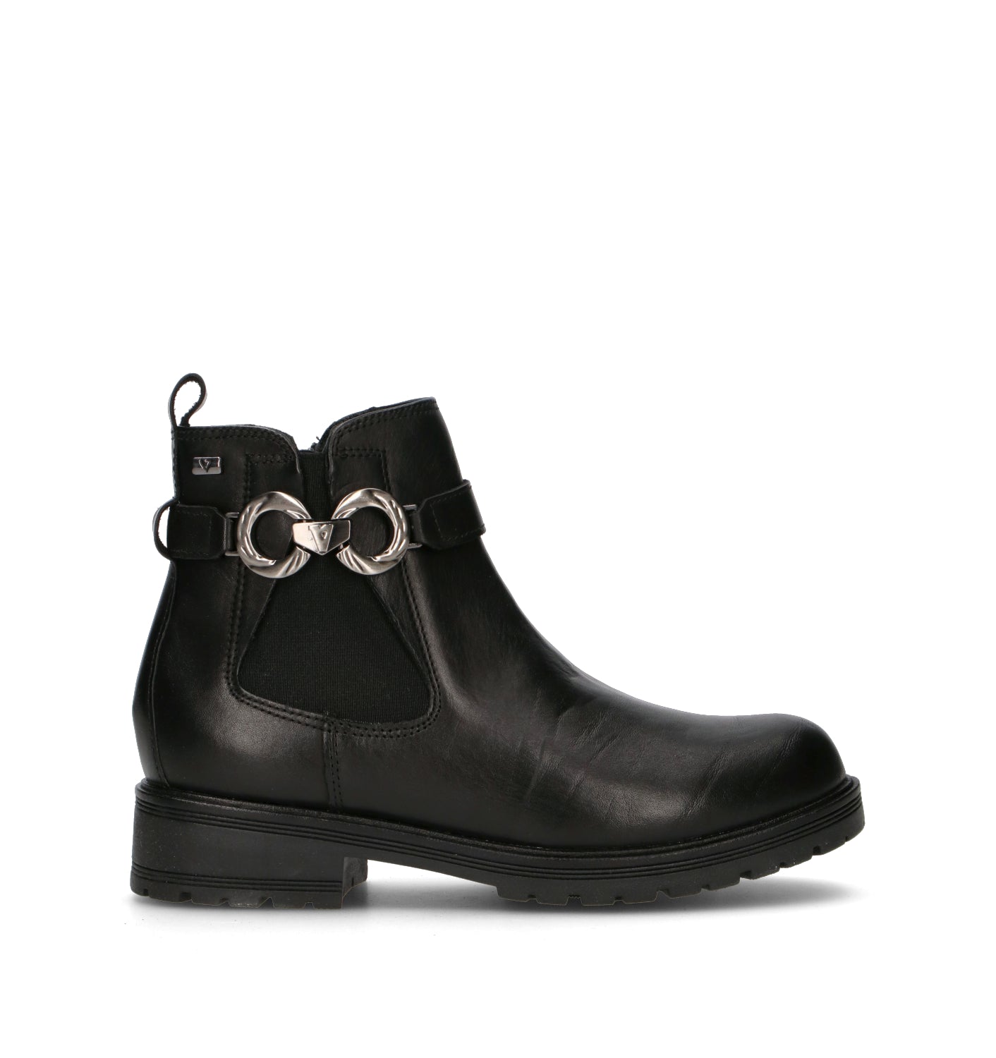 VALLEVERDE Tronchetto donna nero in pelle