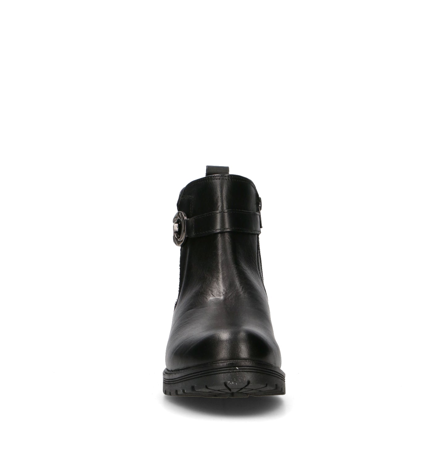 VALLEVERDE Tronchetto donna nero in pelle