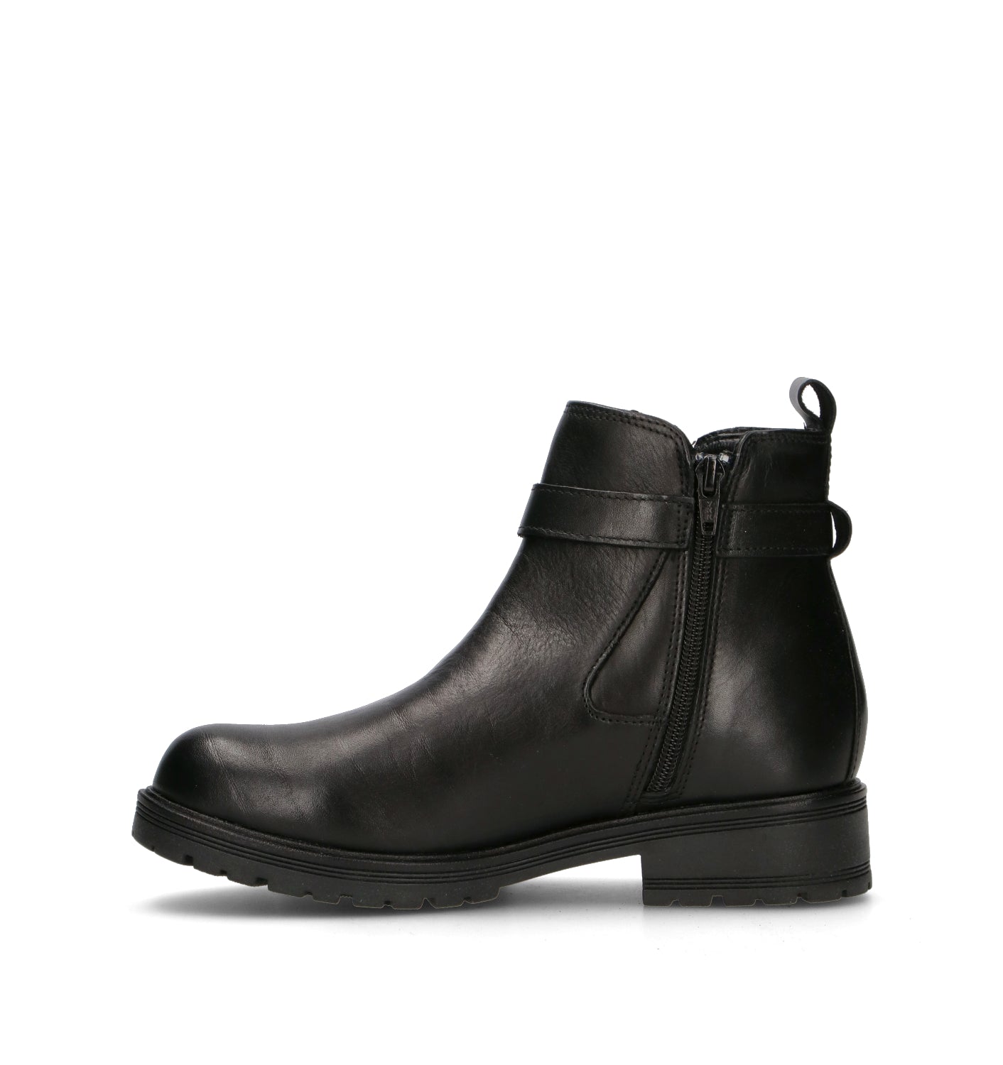 VALLEVERDE Tronchetto donna nero in pelle