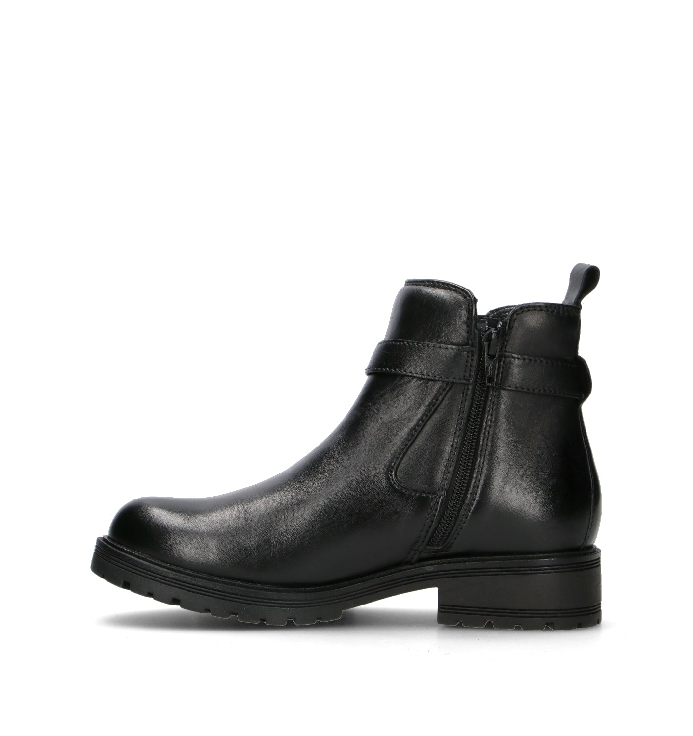 VALLEVERDE Tronchetto donna nero in pelle