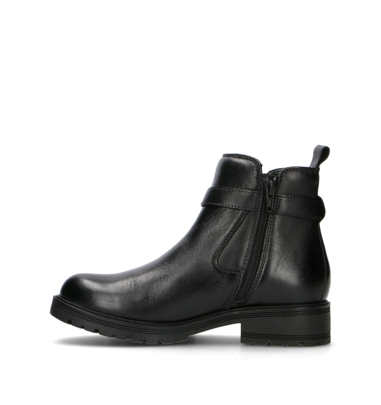 VALLEVERDE Tronchetto donna nero in pelle