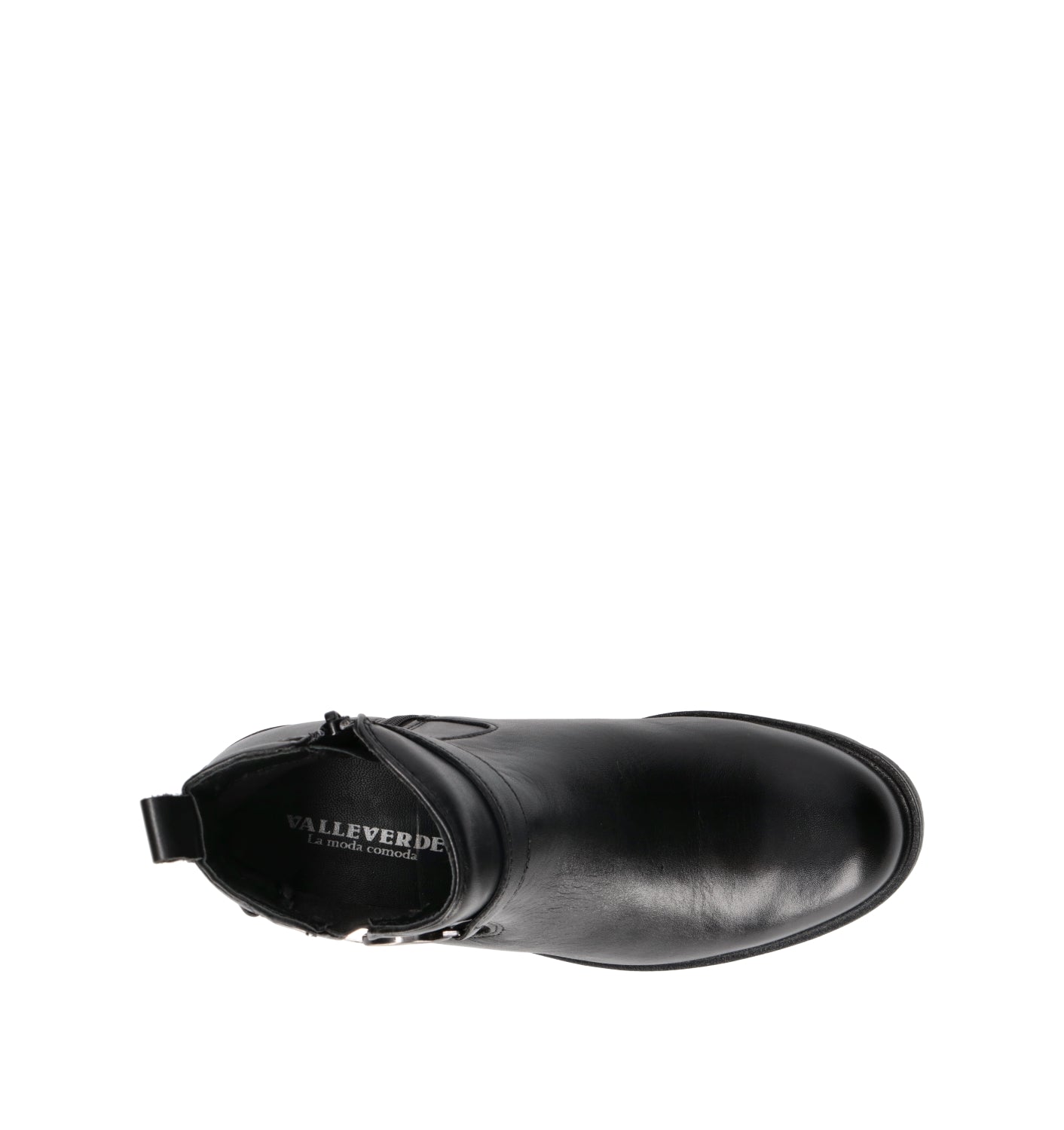 VALLEVERDE Tronchetto donna nero in pelle