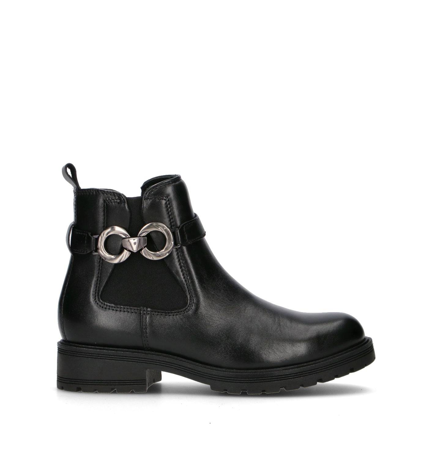 VALLEVERDE Tronchetto donna nero in pelle