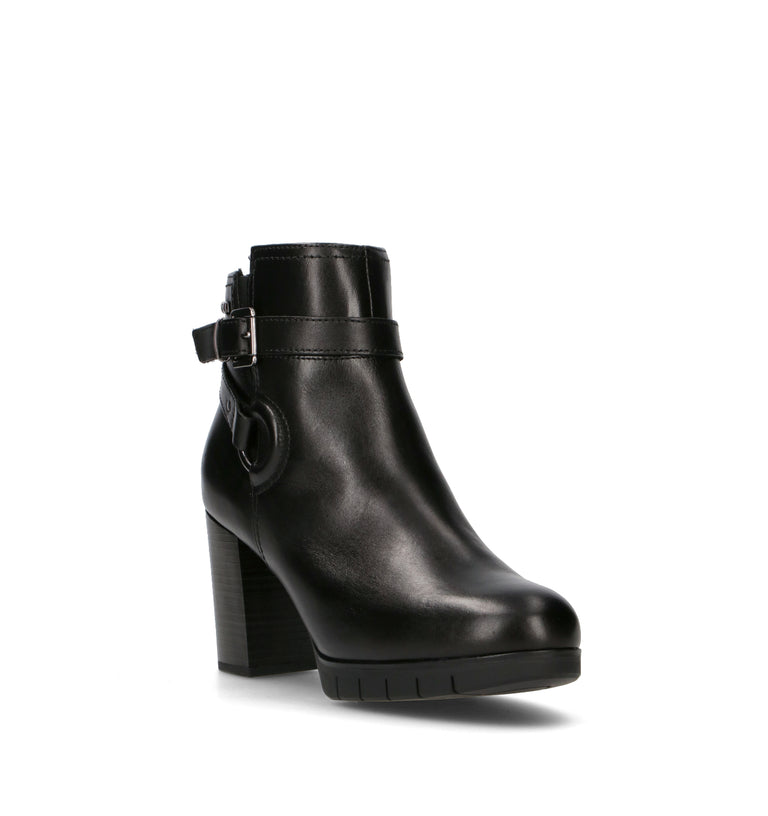 VALLEVERDE Tronchetto donna nero in pelle