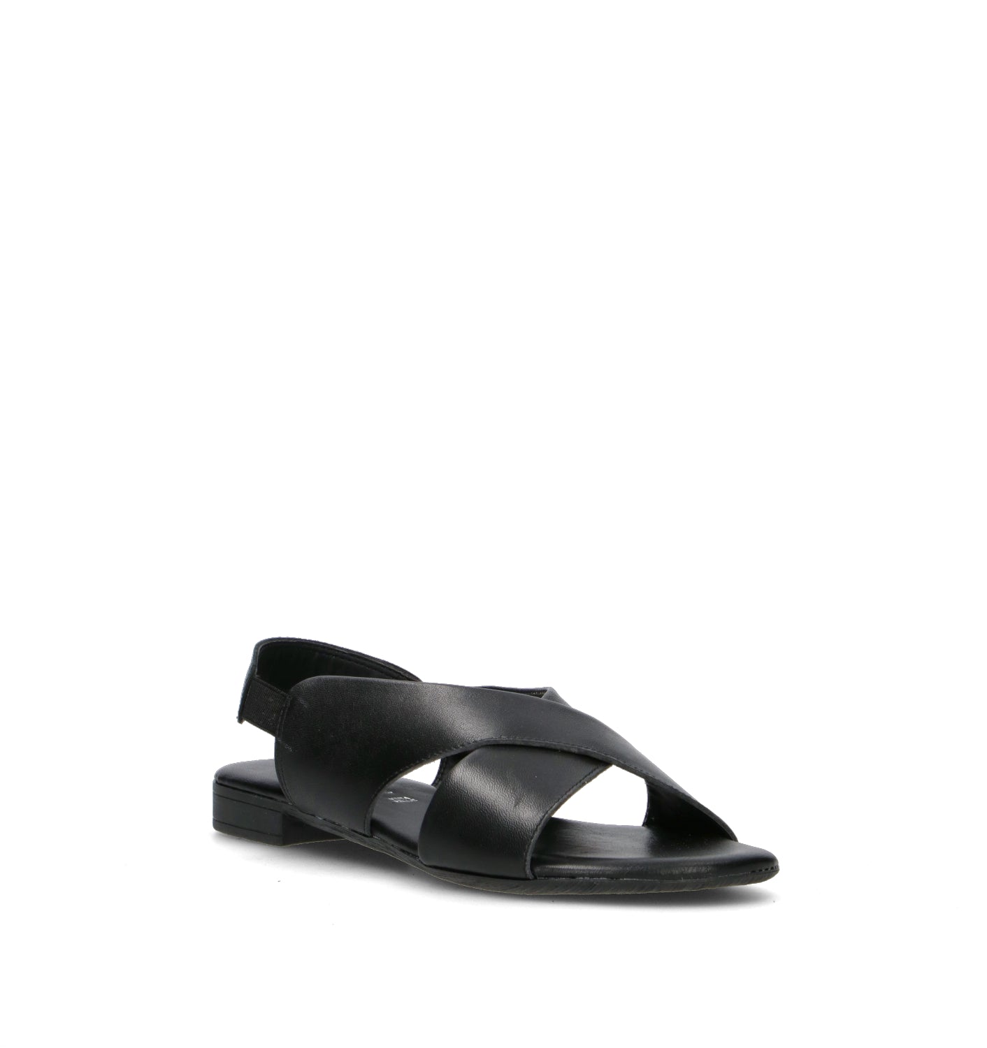 VARIOPINTO Sandalo donna nero in pelle