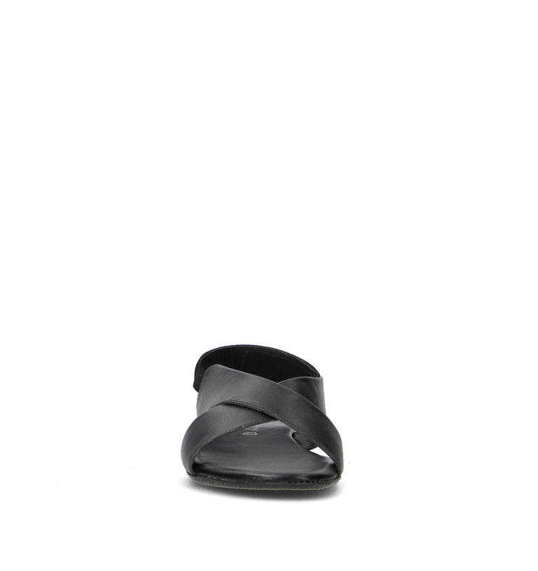 VARIOPINTO Sandalo donna nero in pelle