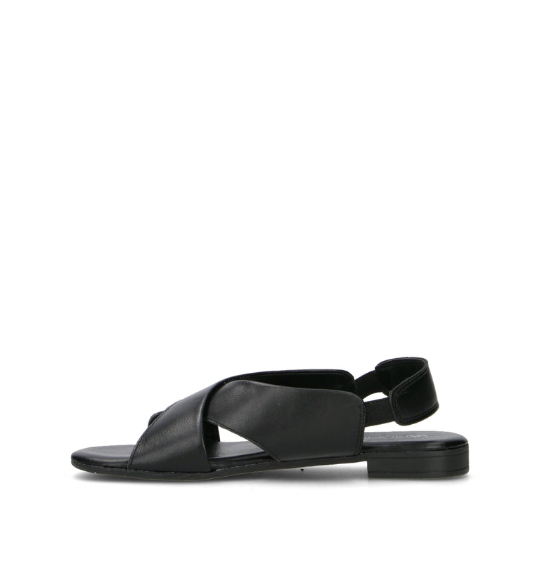VARIOPINTO Sandalo donna nero in pelle