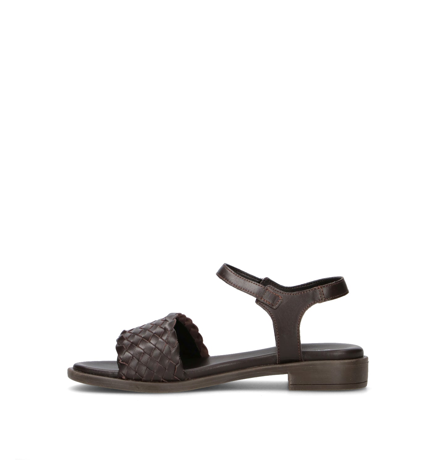 VARIOPINTO Sandalo donna cioccolato in pelle
