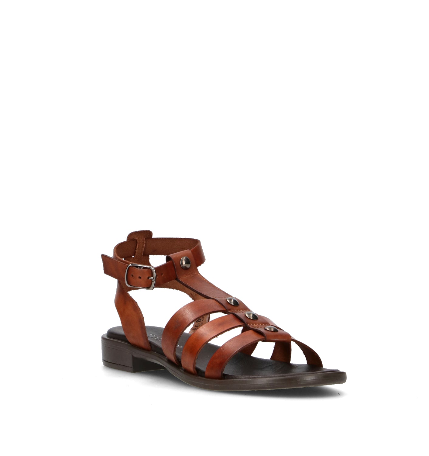 VARIOPINTO Sandalo donna marrone in pelle