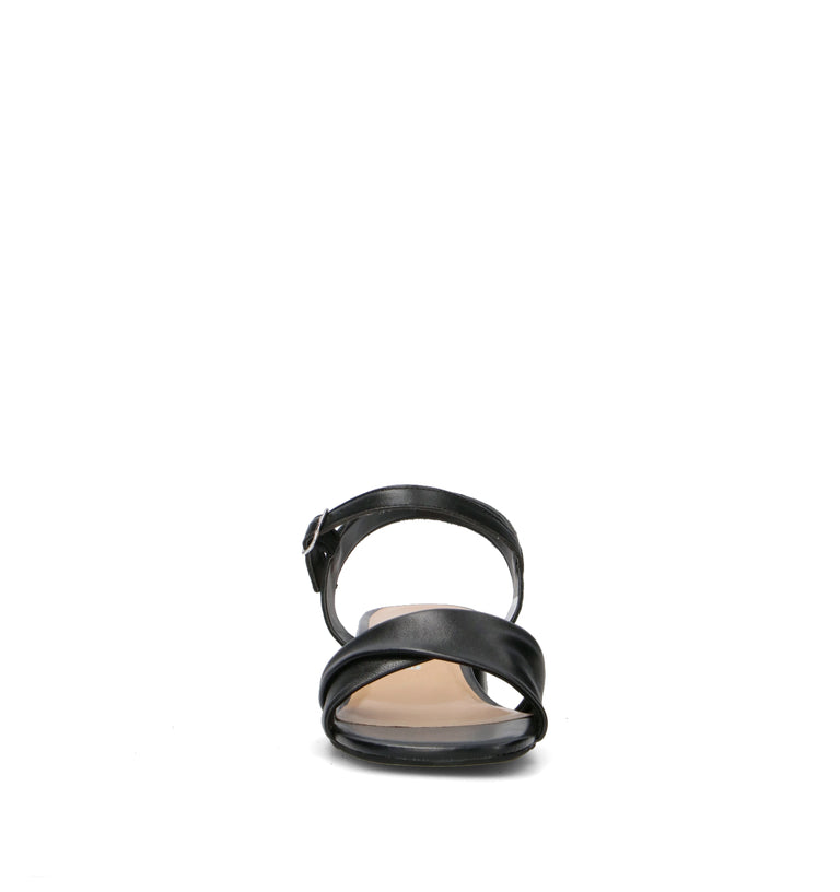 VARIOPINTO Sandalo donna nero in pelle