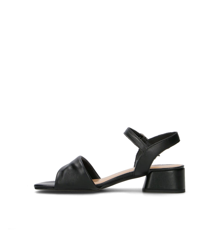 VARIOPINTO Sandalo donna nero in pelle