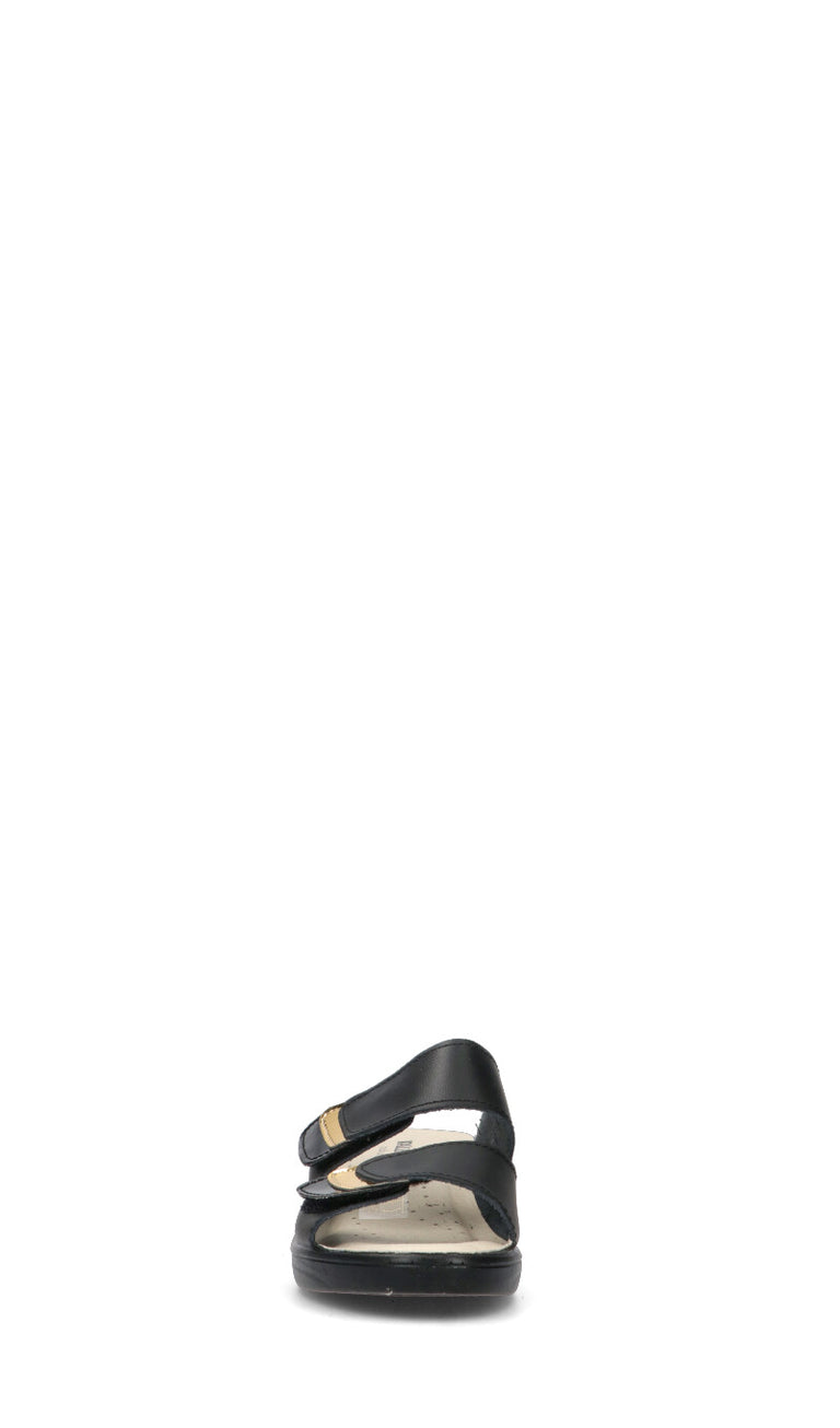VALLEVERDE Ciabatta donna nera in pelle